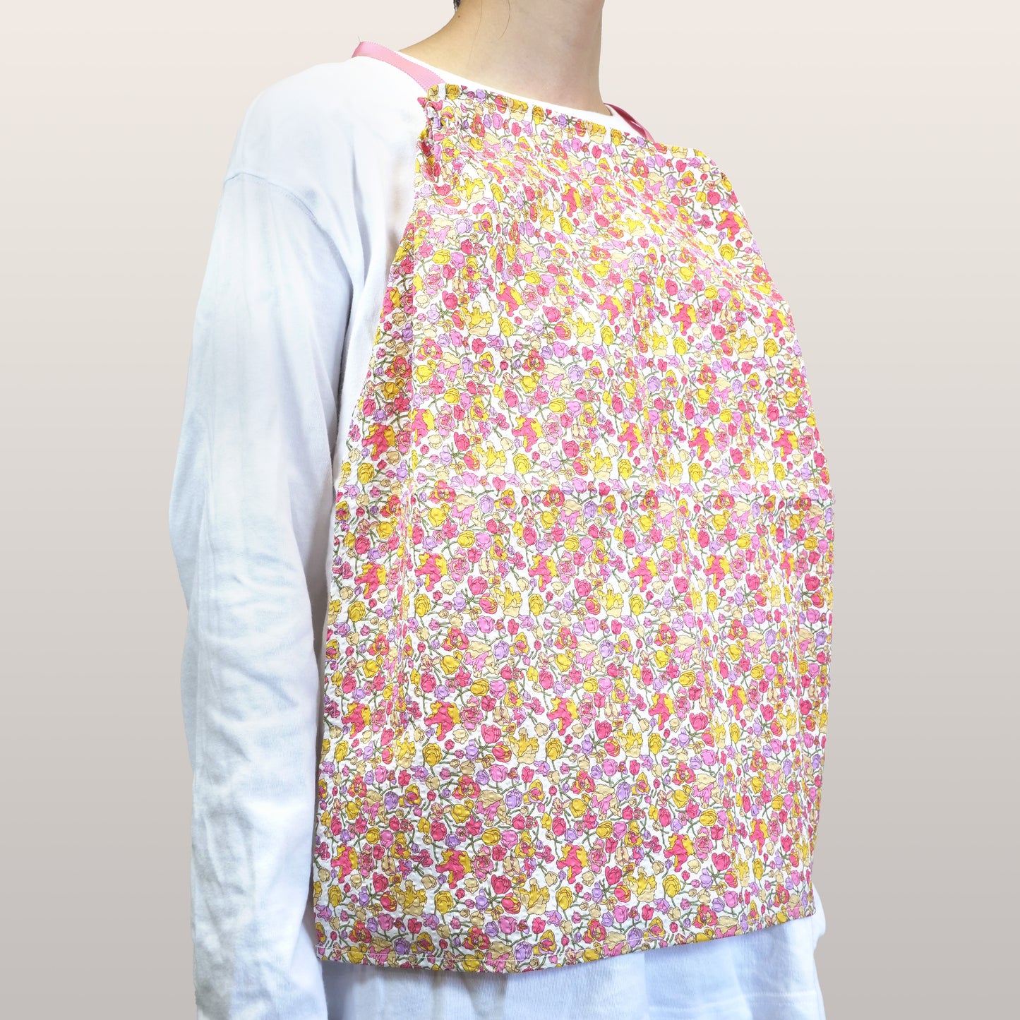 【新商品】ミラクルウェーブ　リバティプリント花綴り　ピンク　